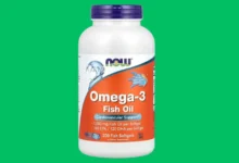 Premium Omega-3 visolie 1000 mg van NOW Foods voor hart, hersenen & gewrichten. Gebruik beloningscode NUP9520 voor korting bij iHerb!