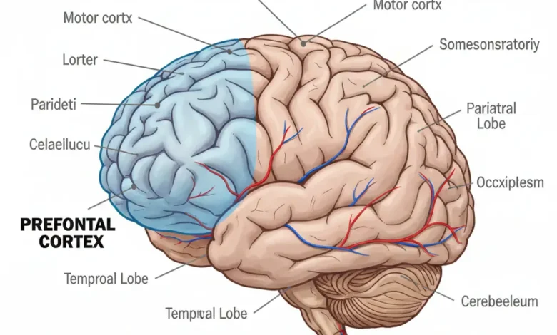 Wat doet de prefrontale cortex