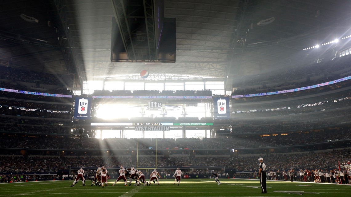 AT&T Stadium gaat tijdens het WK gordijnen gebruiken om zonlicht tegen te houden